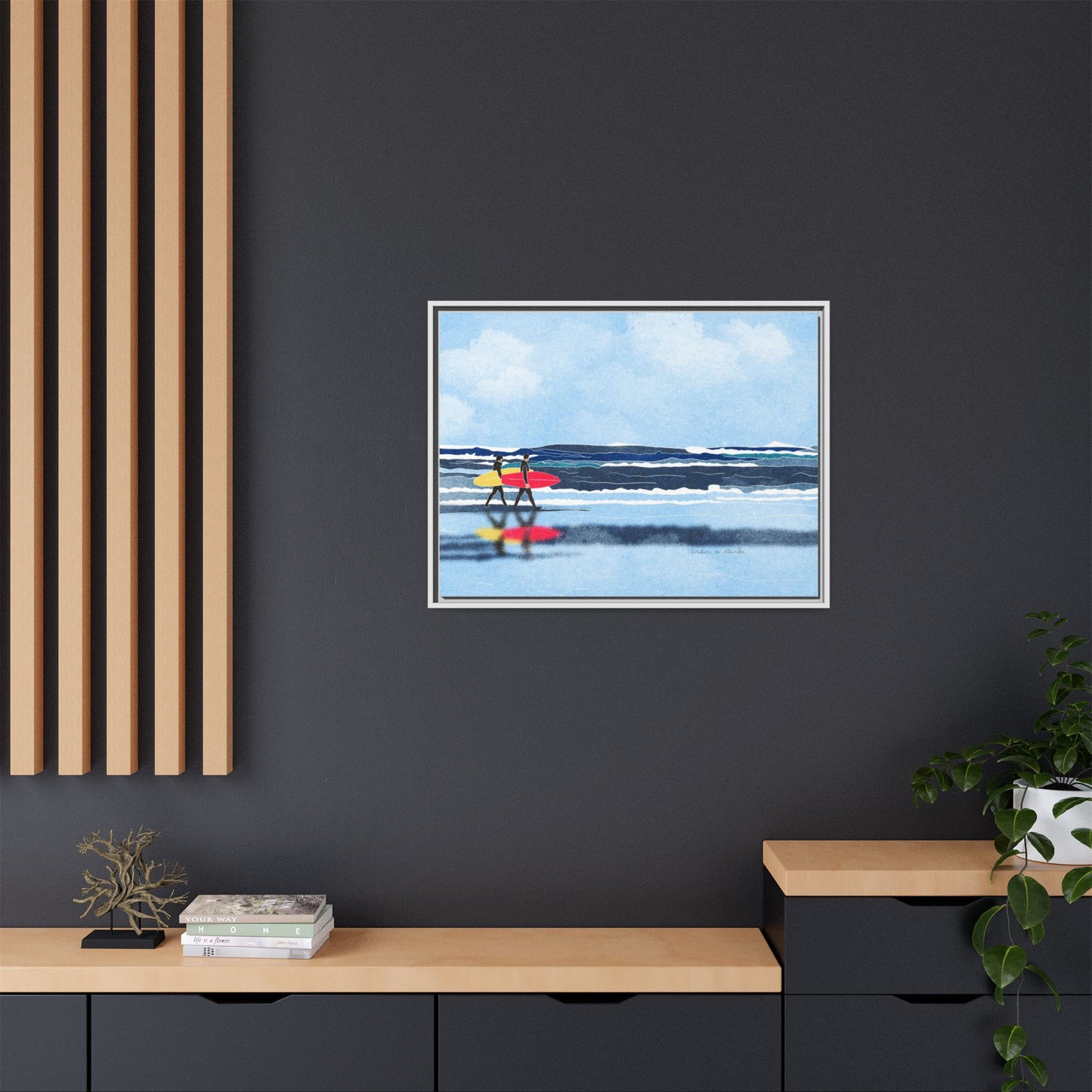 Canvas Print Surfers Wall Art