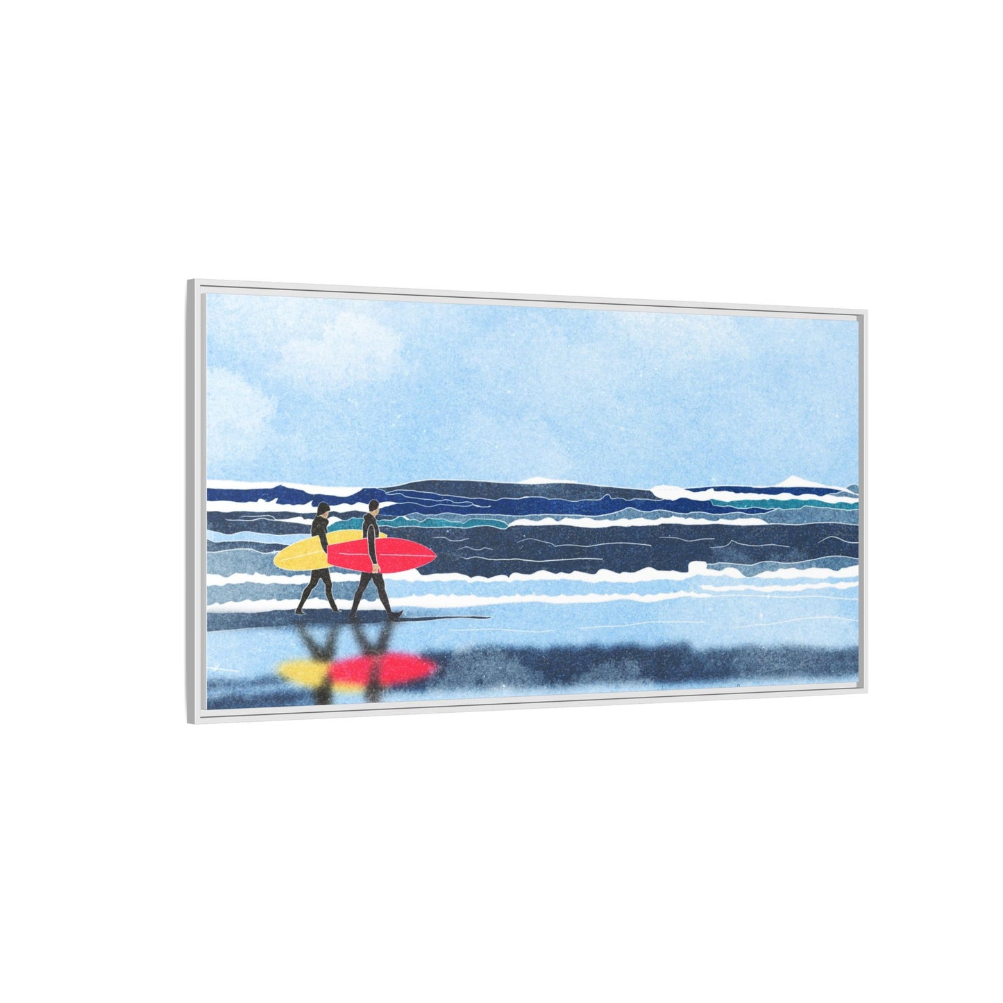 Canvas Print Surfers Wall Art