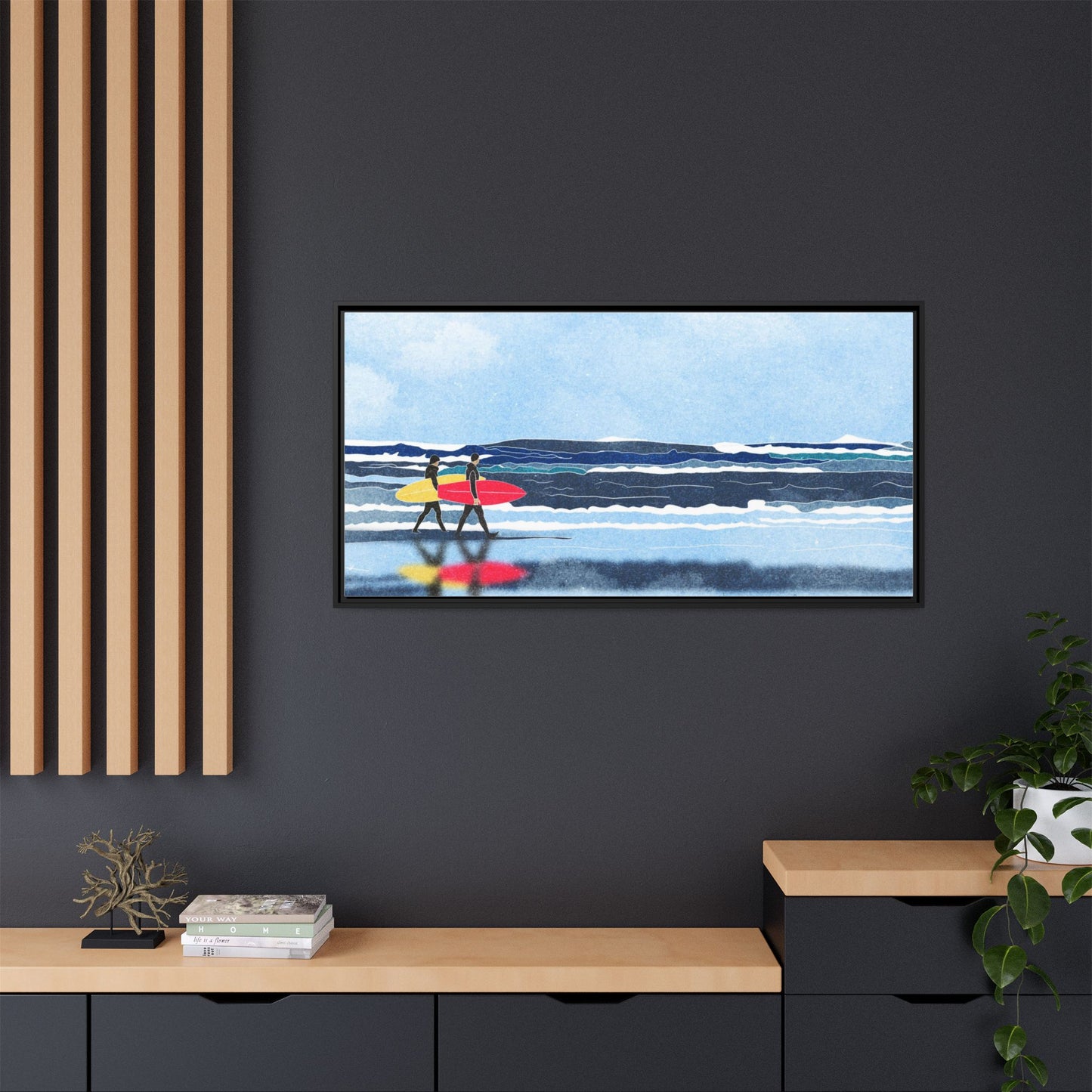 Canvas Print Surfers Wall Art