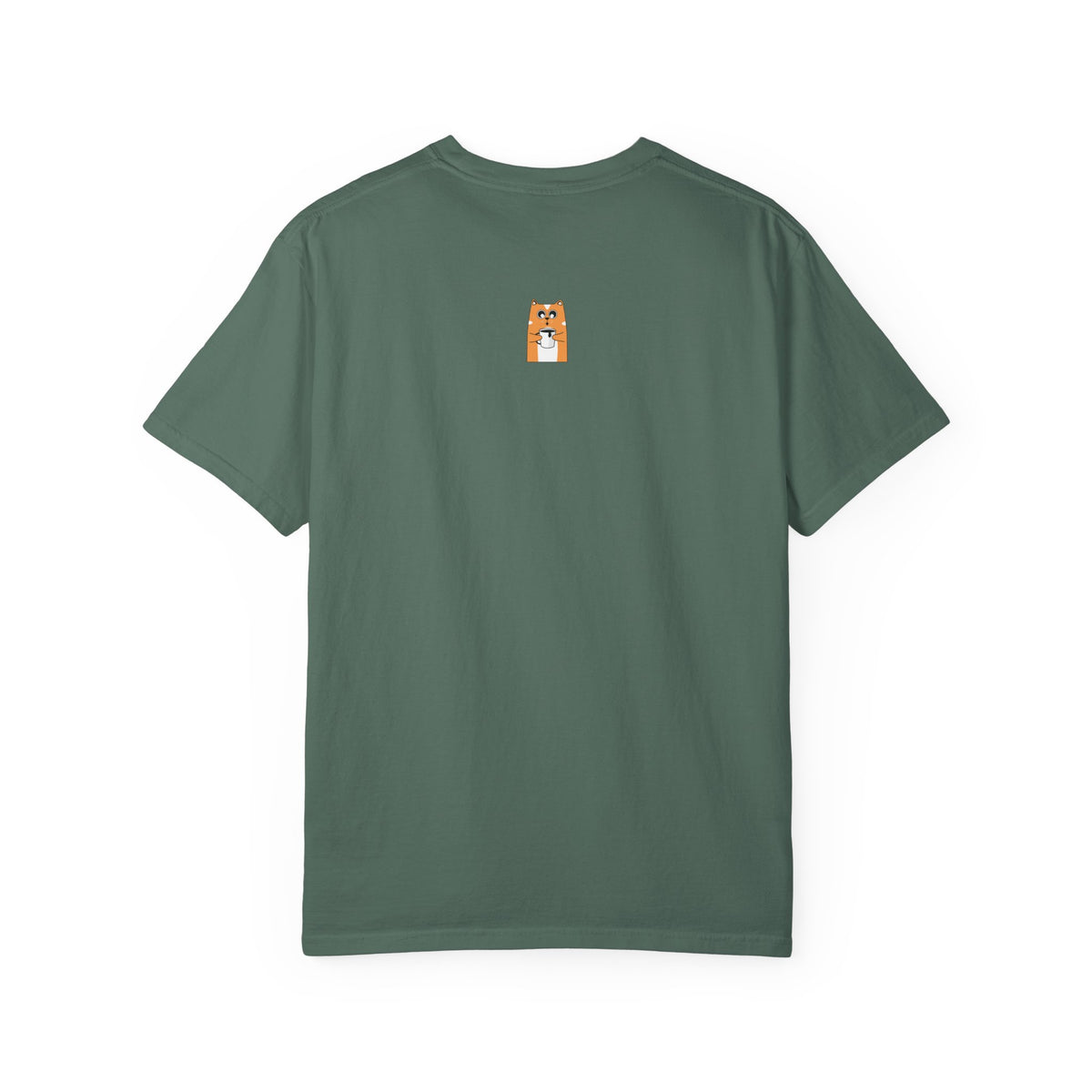 Fierce Dragon Graphic T-Shirt — Original art by Olivia Lagerlof with Tiny Back Shiba Accent