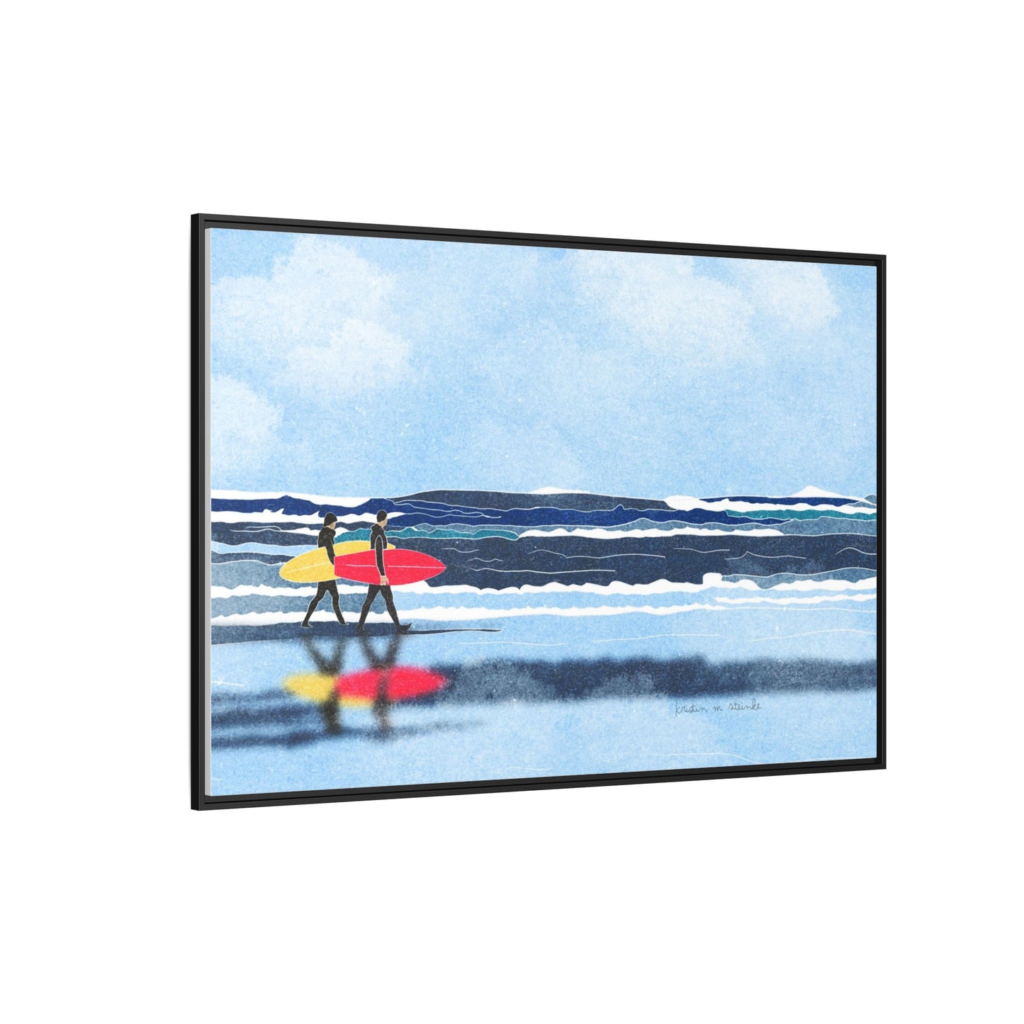 Canvas Print Surfers Wall Art